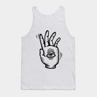 third eye hand Tank Top